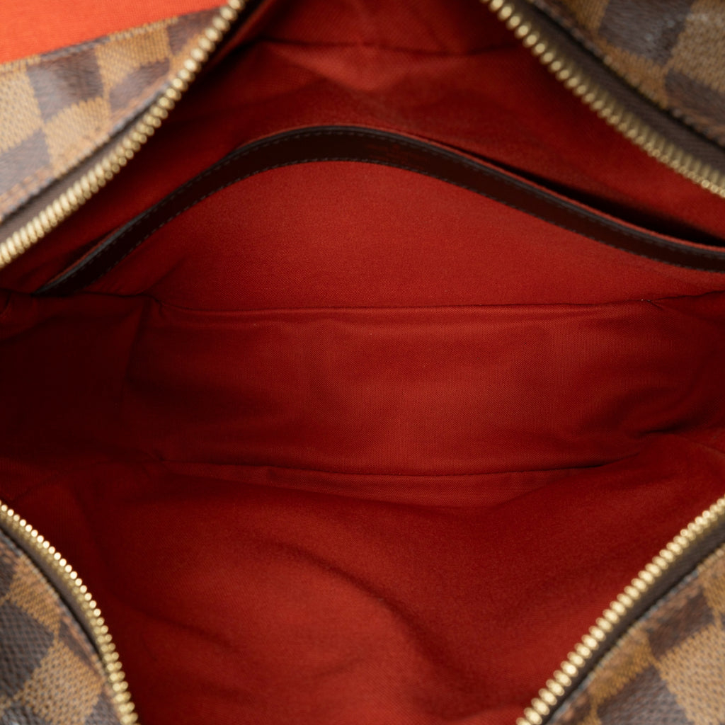 Shoulder Bag Naviglio Brown Damier Ebene