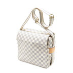 Shoulder Bag Naviglio Ivory Damier Azur
