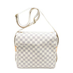 Shoulder Bag Naviglio Ivory Damier Azur