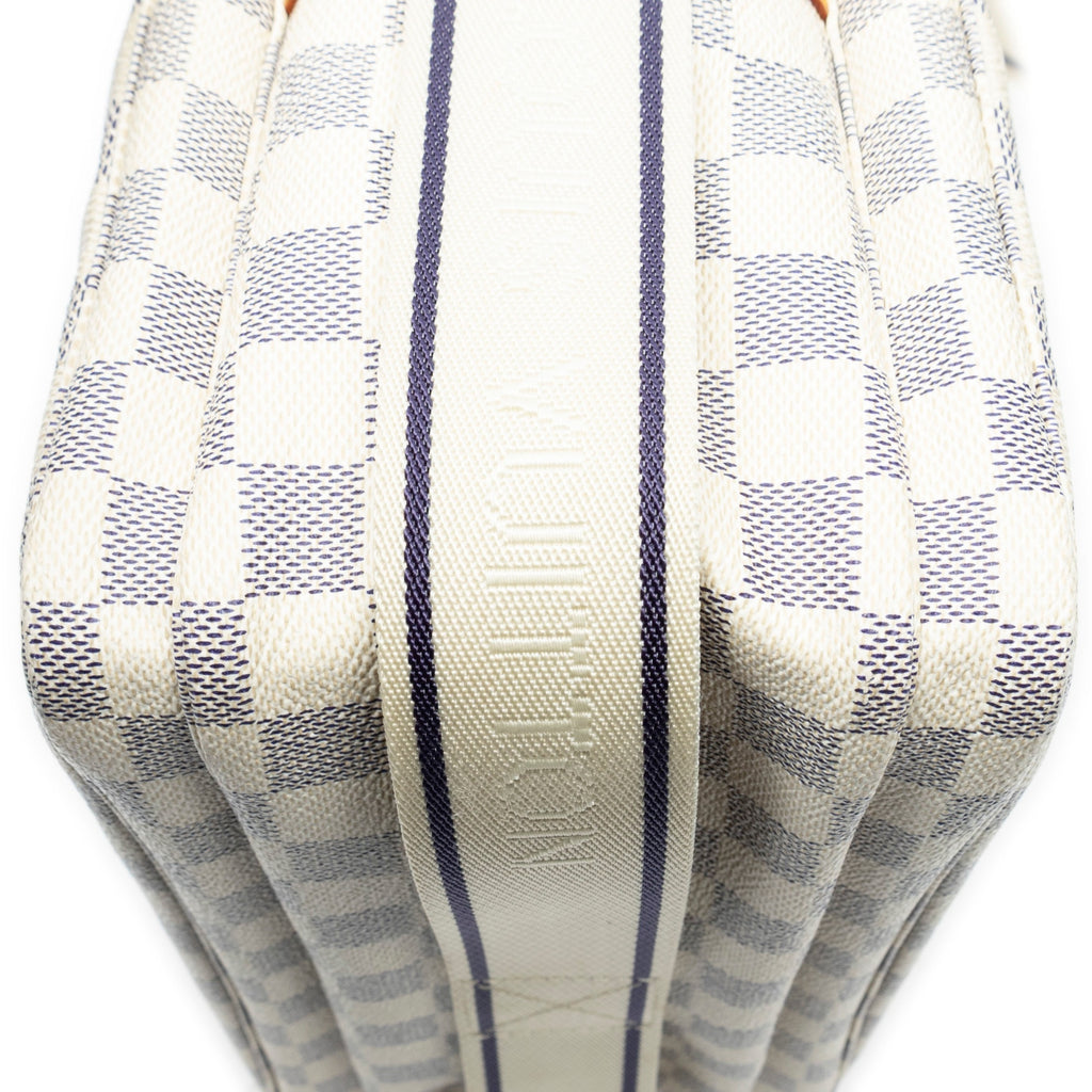 Shoulder Bag Naviglio Ivory Damier Azur