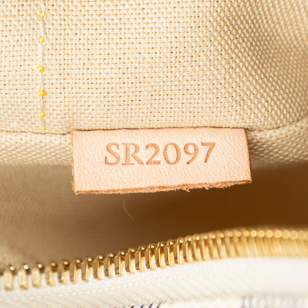 Shoulder Bag Naviglio Ivory Damier Azur