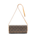 Shoulder Bag Twin GM Brown Monogram Canvas