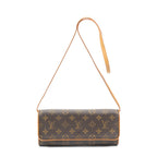 Shoulder Bag Twin GM Brown Monogram Canvas