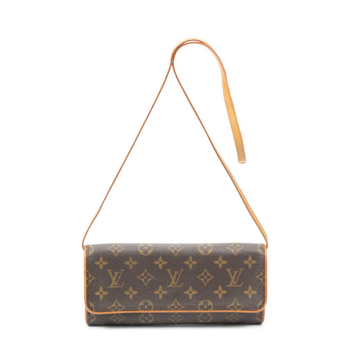 Shoulder Bag Twin GM Brown Monogram Canvas