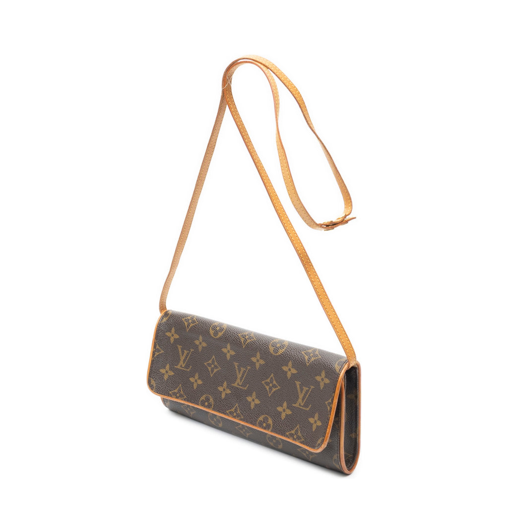 Shoulder Bag Twin GM Brown Monogram Canvas