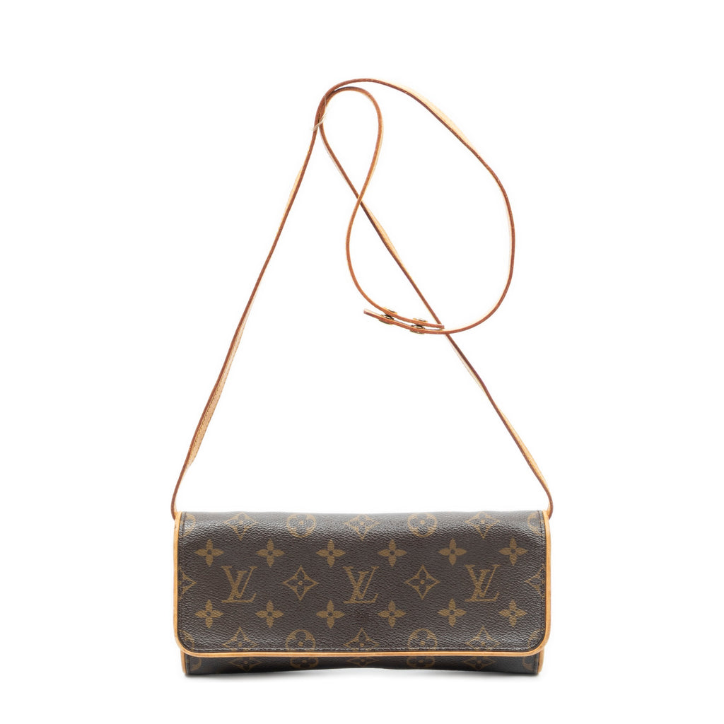 Shoulder Bag Twin GM Brown Monogram Canvas
