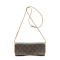 Shoulder Bag Twin GM Brown Monogram Canvas