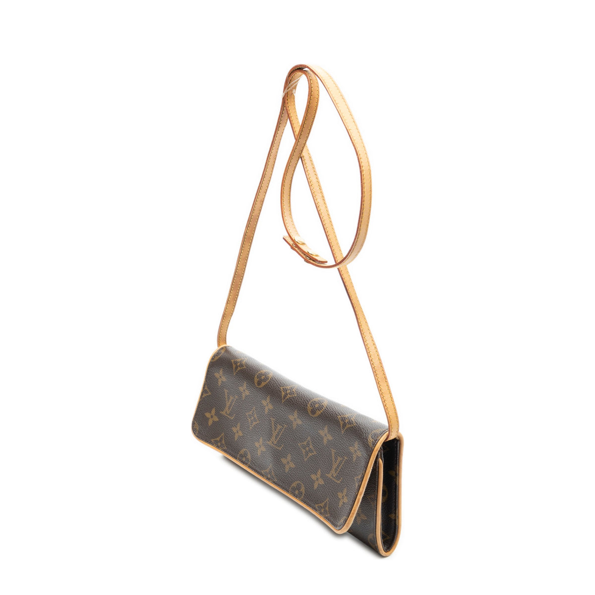 Shoulder Bag Twin GM Brown Monogram Canvas