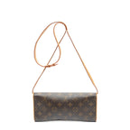 Shoulder Bag Twin GM Brown Monogram Canvas