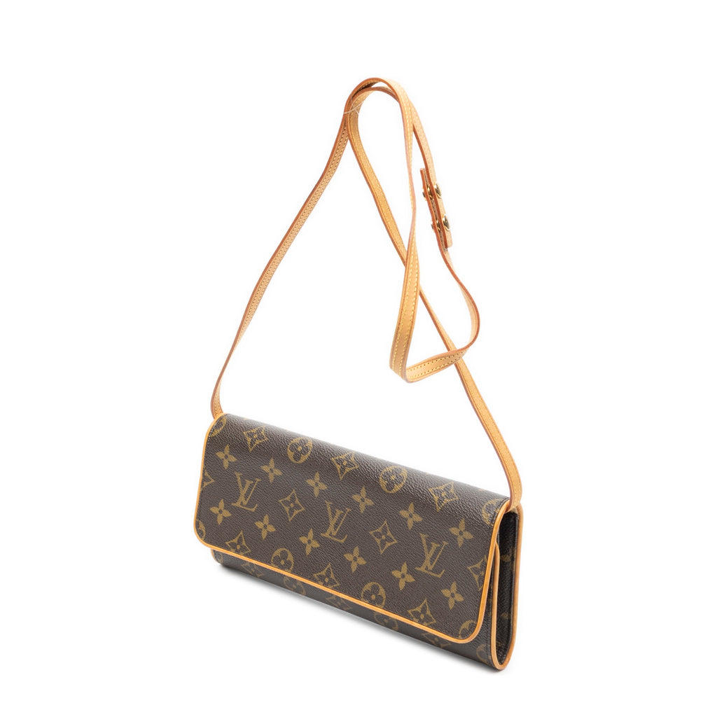 Shoulder Bag Twin GM Brown Monogram Canvas