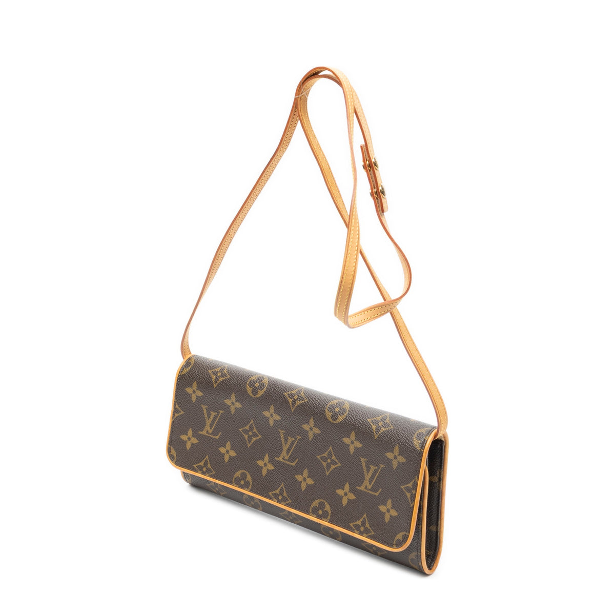 Shoulder Bag Twin GM Brown Monogram Canvas