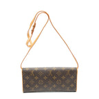 Shoulder Bag Twin GM Brown Monogram Canvas