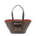 Shoulder Bag Manosque PM Brown Damier Ebene