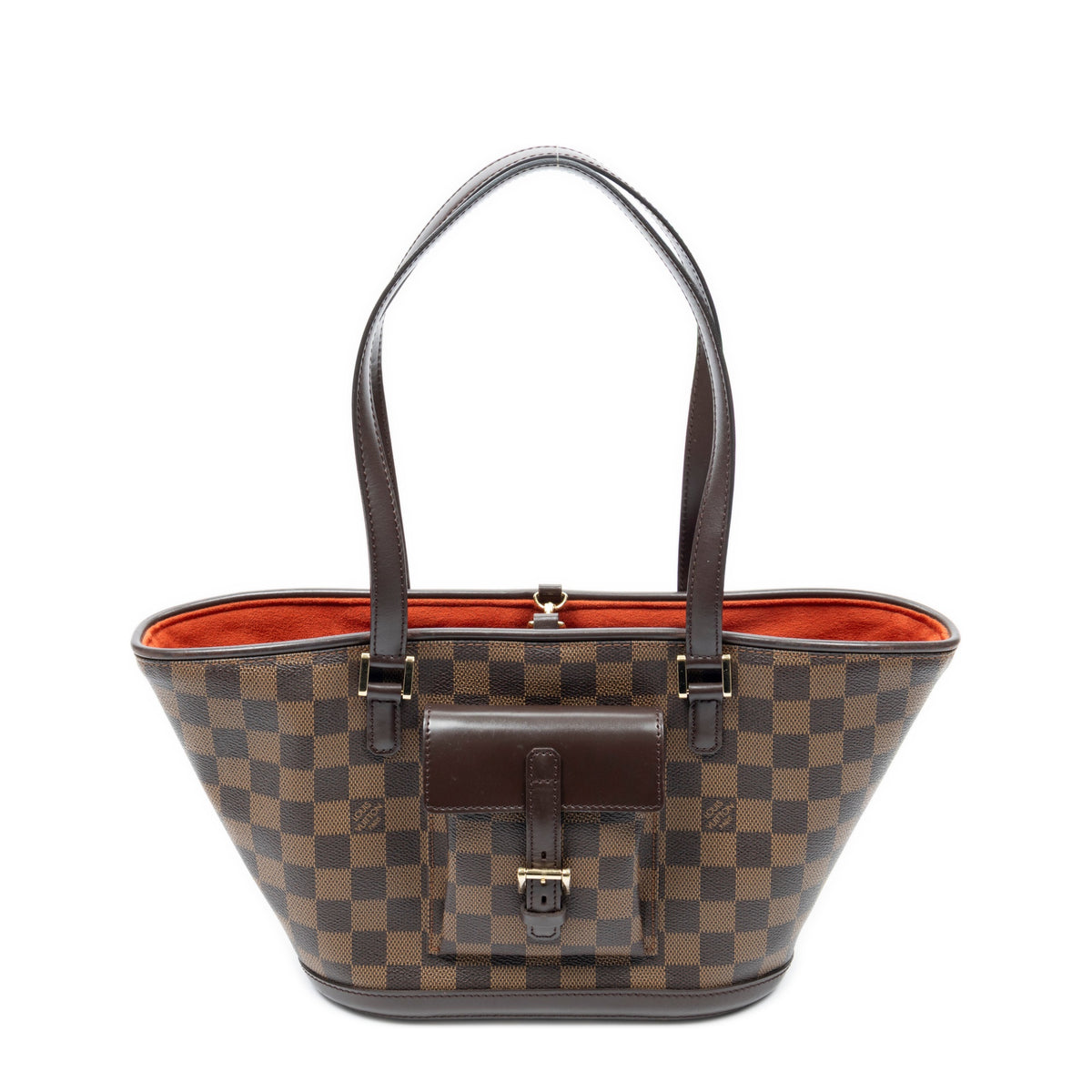 Shoulder Bag Manosque PM Brown Damier Ebene