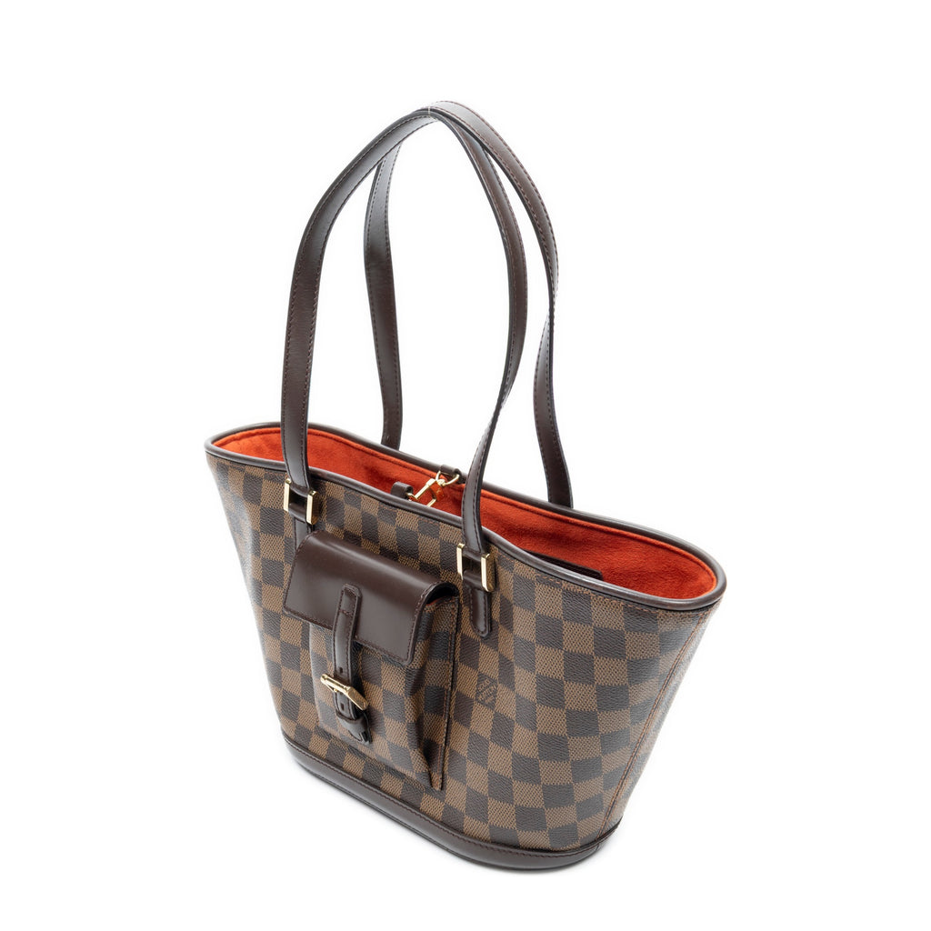 Shoulder Bag Manosque PM Brown Damier Ebene