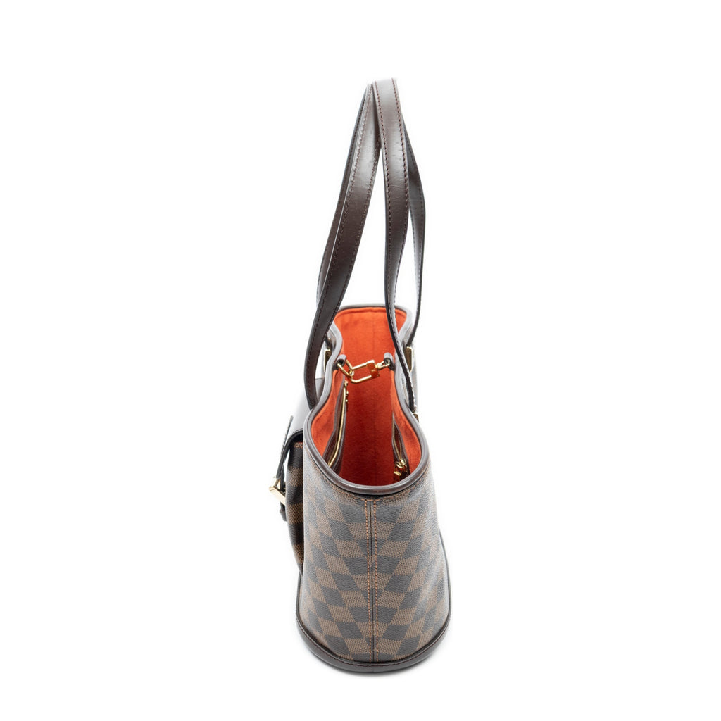 Shoulder Bag Manosque PM Brown Damier Ebene
