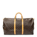 Travel Bag Keepall 60 Brown Monogram Canvas