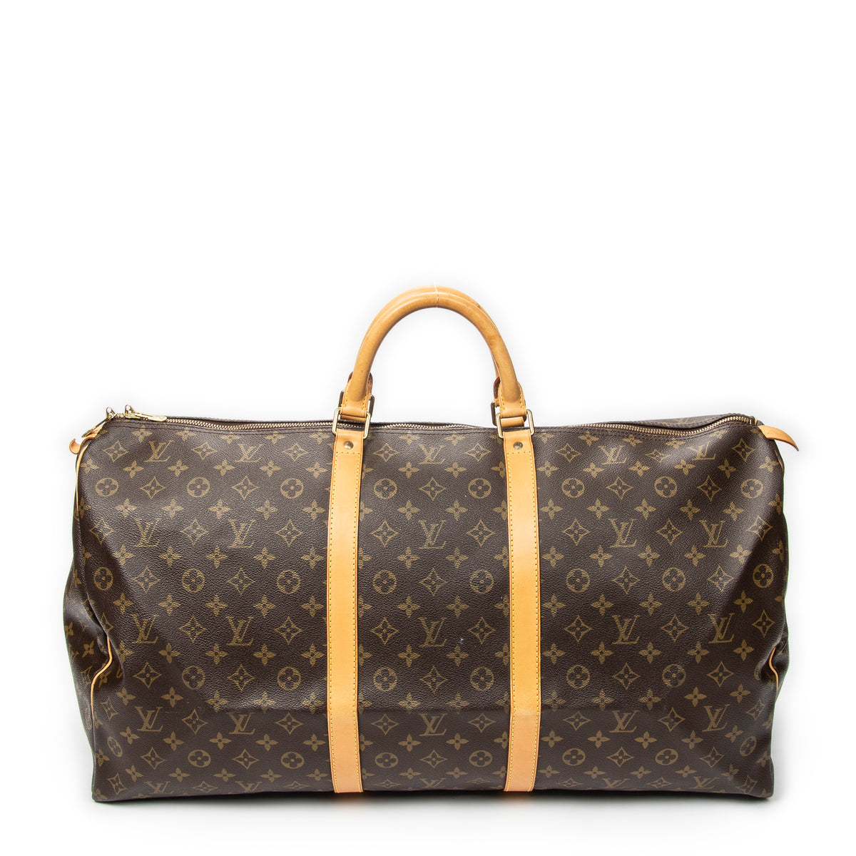 Travel Bag Keepall 60 Brown Monogram Canvas