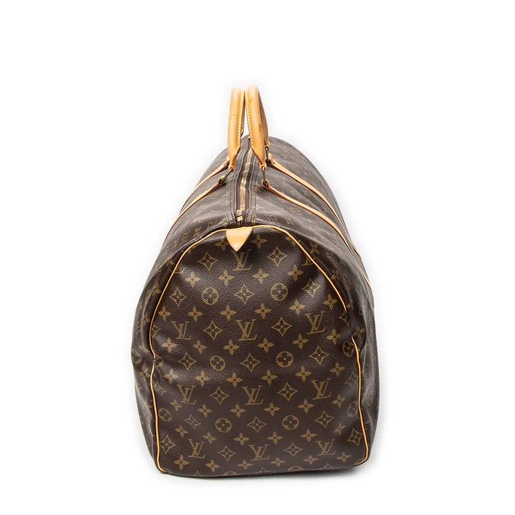 Travel Bag Keepall 60 Brown Monogram Canvas
