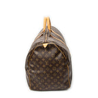 Travel Bag Keepall 60 Brown Monogram Canvas
