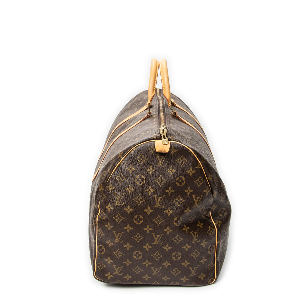 Travel Bag Keepall 60 Brown Monogram Canvas