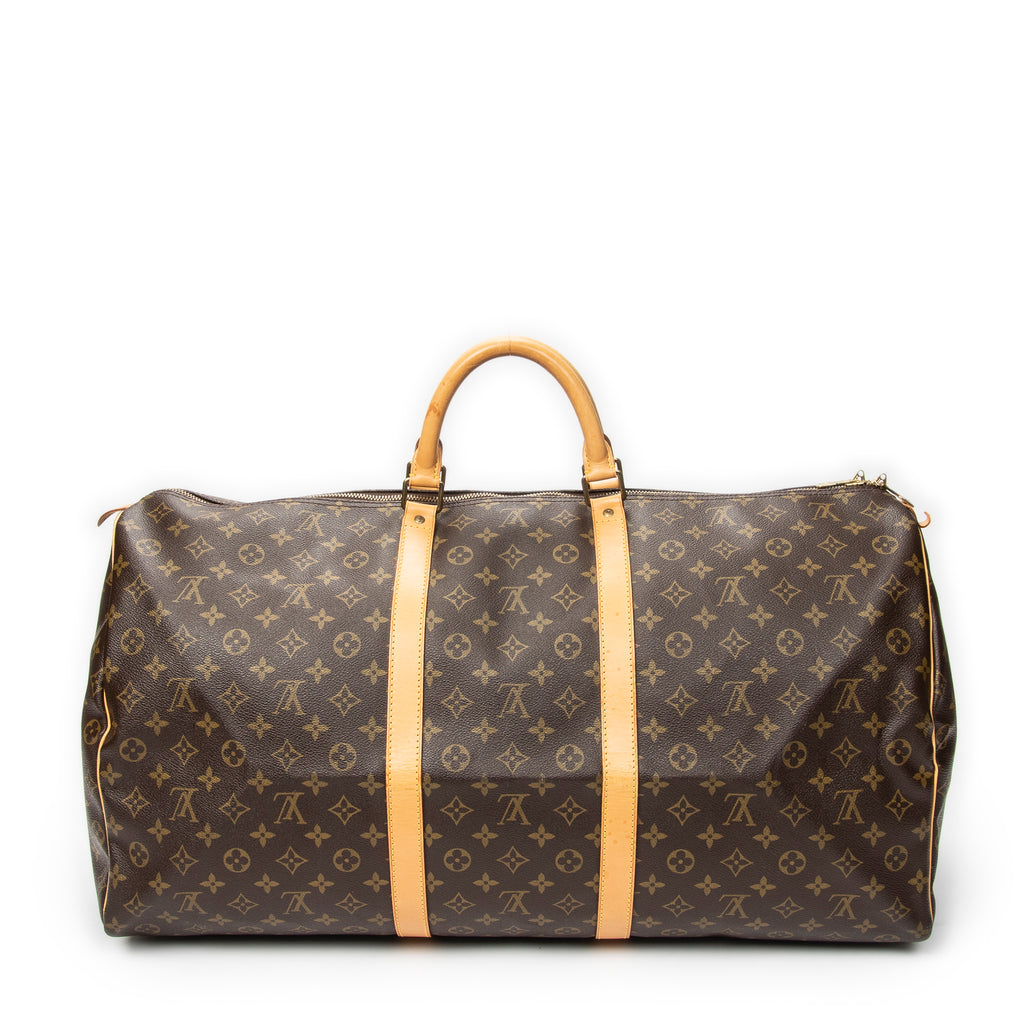 Travel Bag Keepall 60 Brown Monogram Canvas