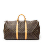 Travel Bag Keepall 60 Brown Monogram Canvas