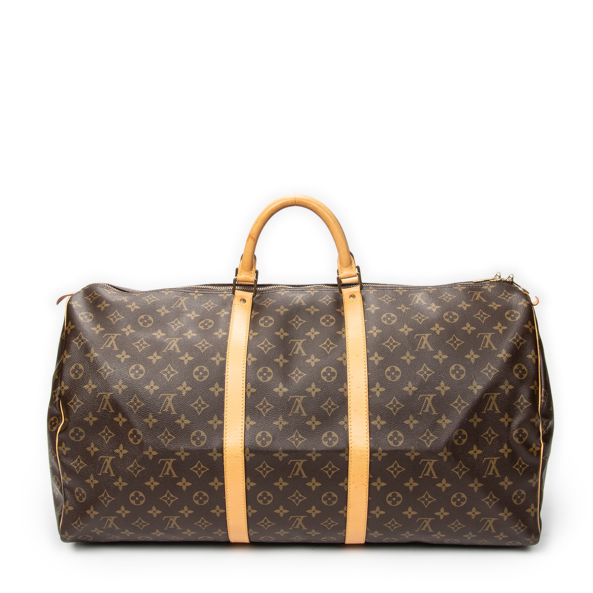 Travel Bag Keepall 60 Brown Monogram Canvas