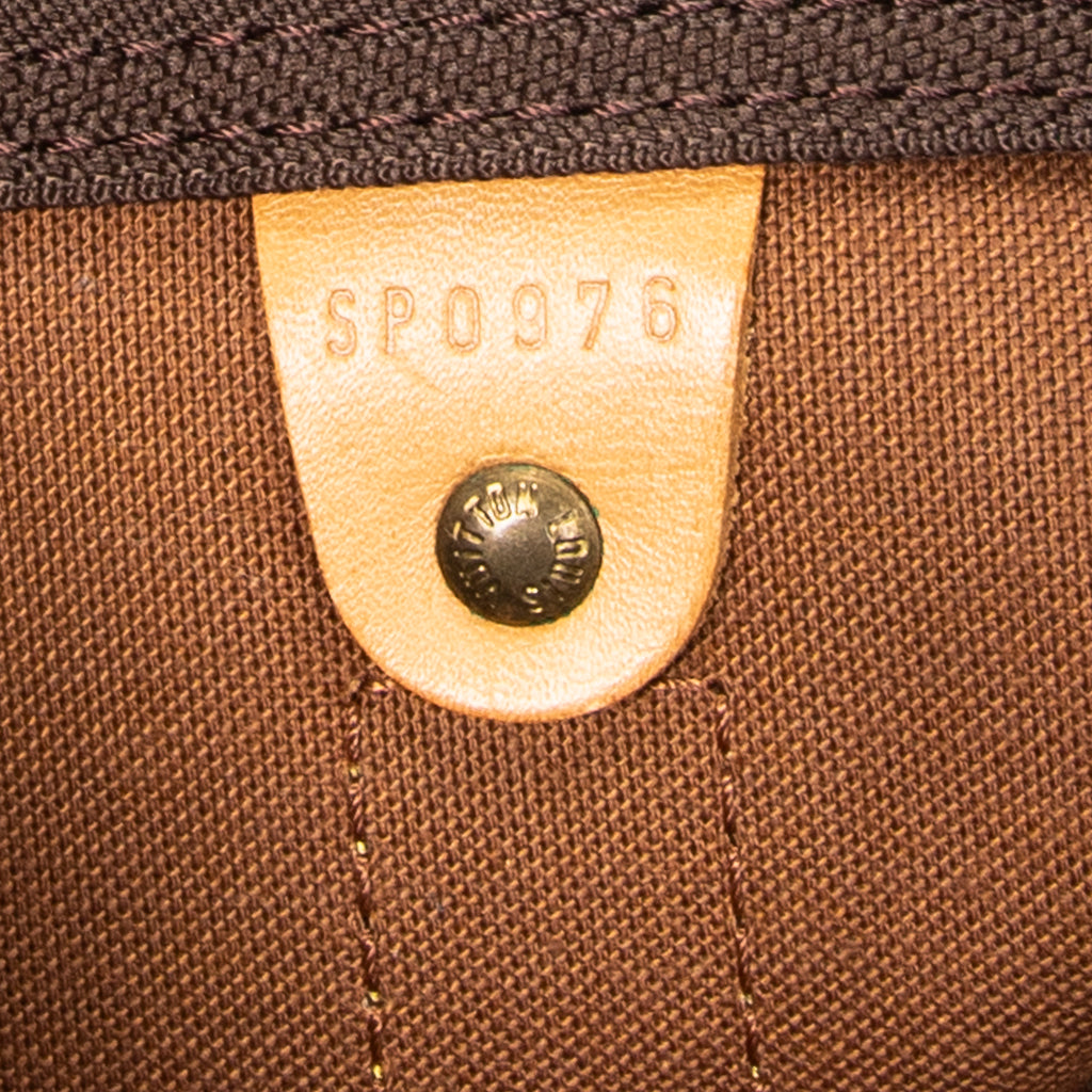 Travel Bag Keepall 60 Brown Monogram Canvas