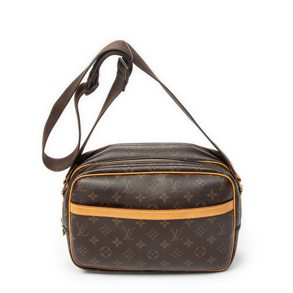 Shoulder Bag Reporter PM Brown Monogram Canvas