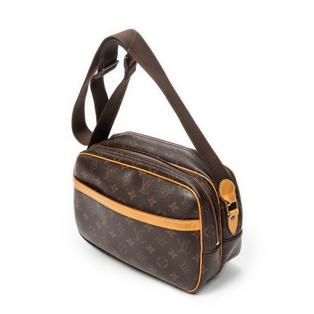 Shoulder Bag Reporter PM Brown Monogram Canvas