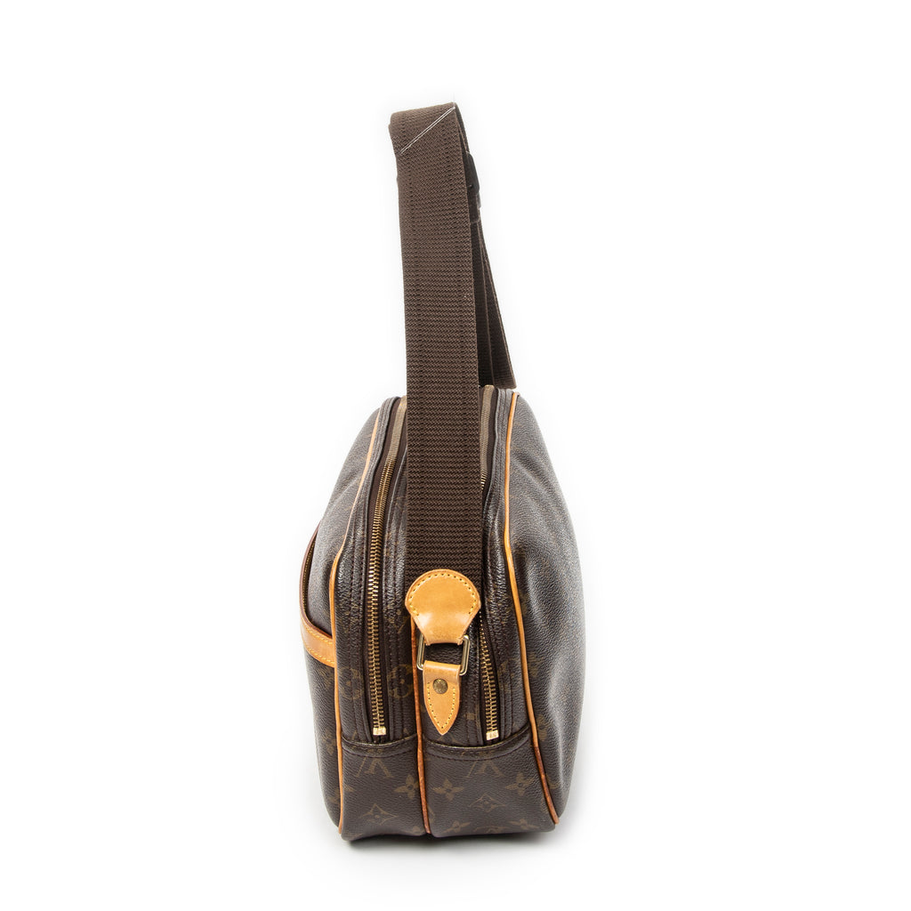 Shoulder Bag Reporter PM Brown Monogram Canvas