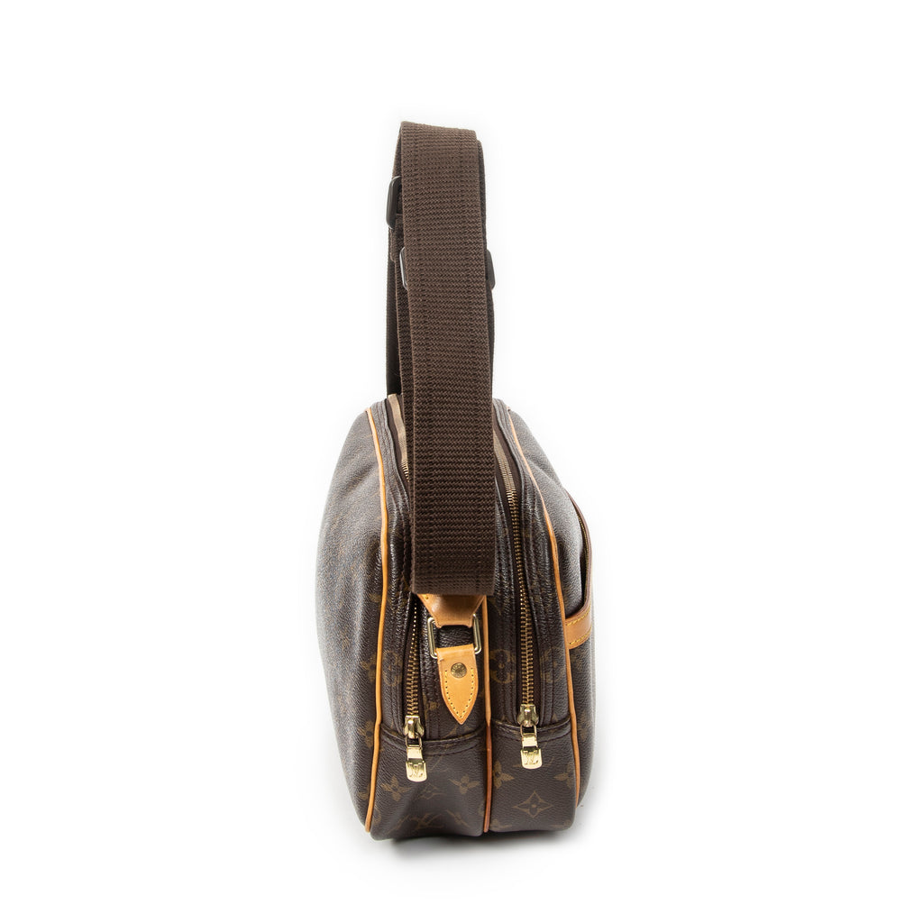 Shoulder Bag Reporter PM Brown Monogram Canvas