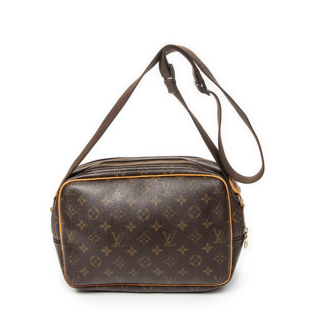 Shoulder Bag Reporter PM Brown Monogram Canvas