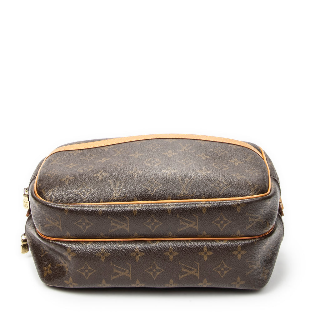 Shoulder Bag Reporter PM Brown Monogram Canvas