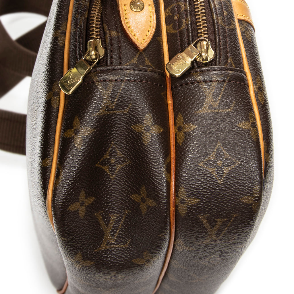 Shoulder Bag Reporter PM Brown Monogram Canvas