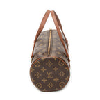 Handbag Papillon 26 Brown Monogram Canvas