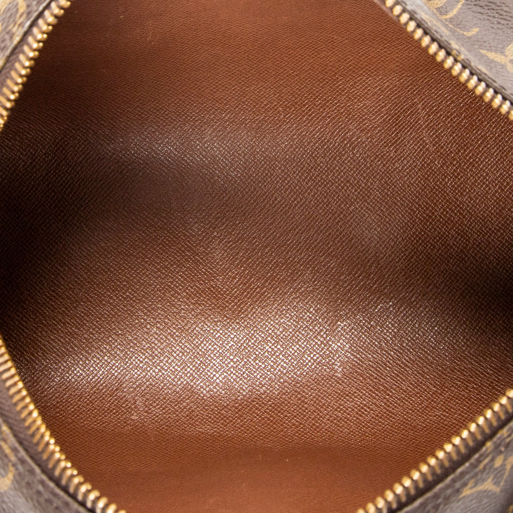 Handbag Papillon 26 Brown Monogram Canvas