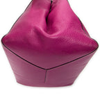 Shoulder Bag Barocco Anagram Tote Fuchsia Pink Grained Calfskin Leather