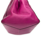 Shoulder Bag Barocco Anagram Tote Fuchsia Pink Grained Calfskin Leather
