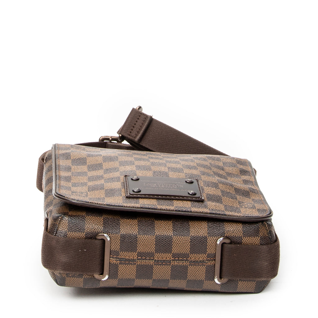 Shoulder Bag Brooklyn PM Brown Damier Ebene