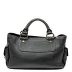Handbag Boogie Bag Black Grained Calfskin Leather