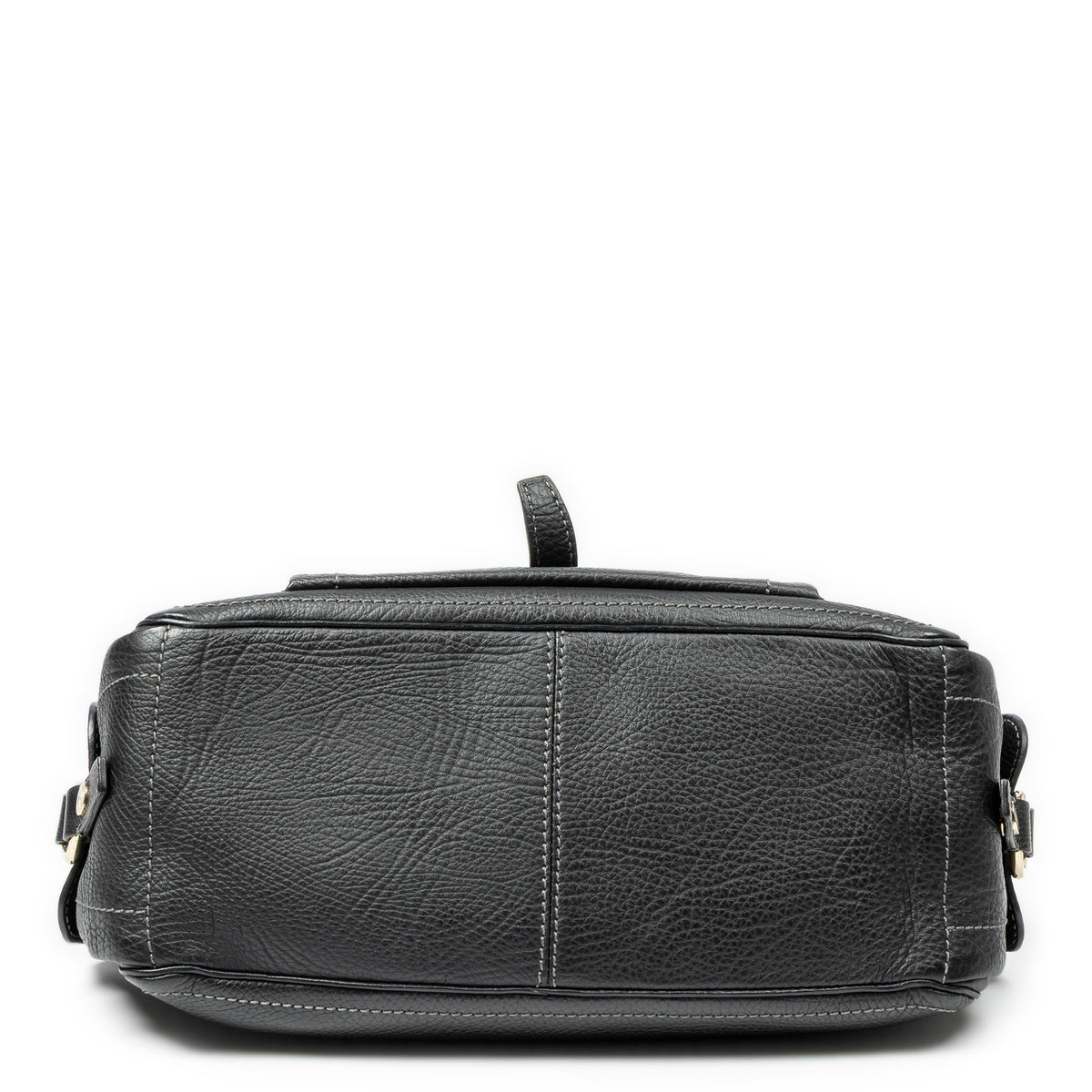 Handbag Boogie Bag Black Grained Calfskin Leather