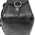 Handbag Boogie Bag Black Grained Calfskin Leather