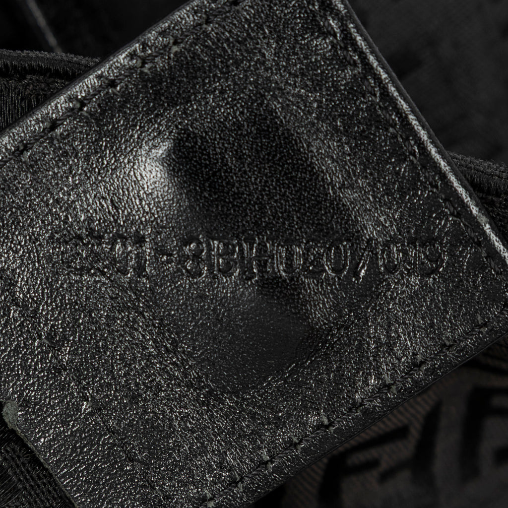 Handbag Square Open Tote Black Zucchino Canvas