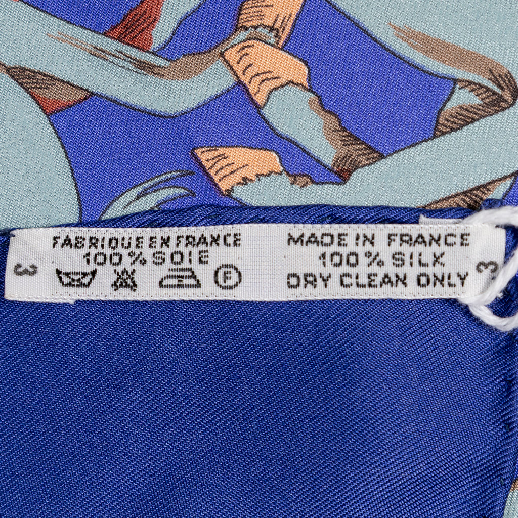 Scarf Scarf Blue 100% Twill Silk
