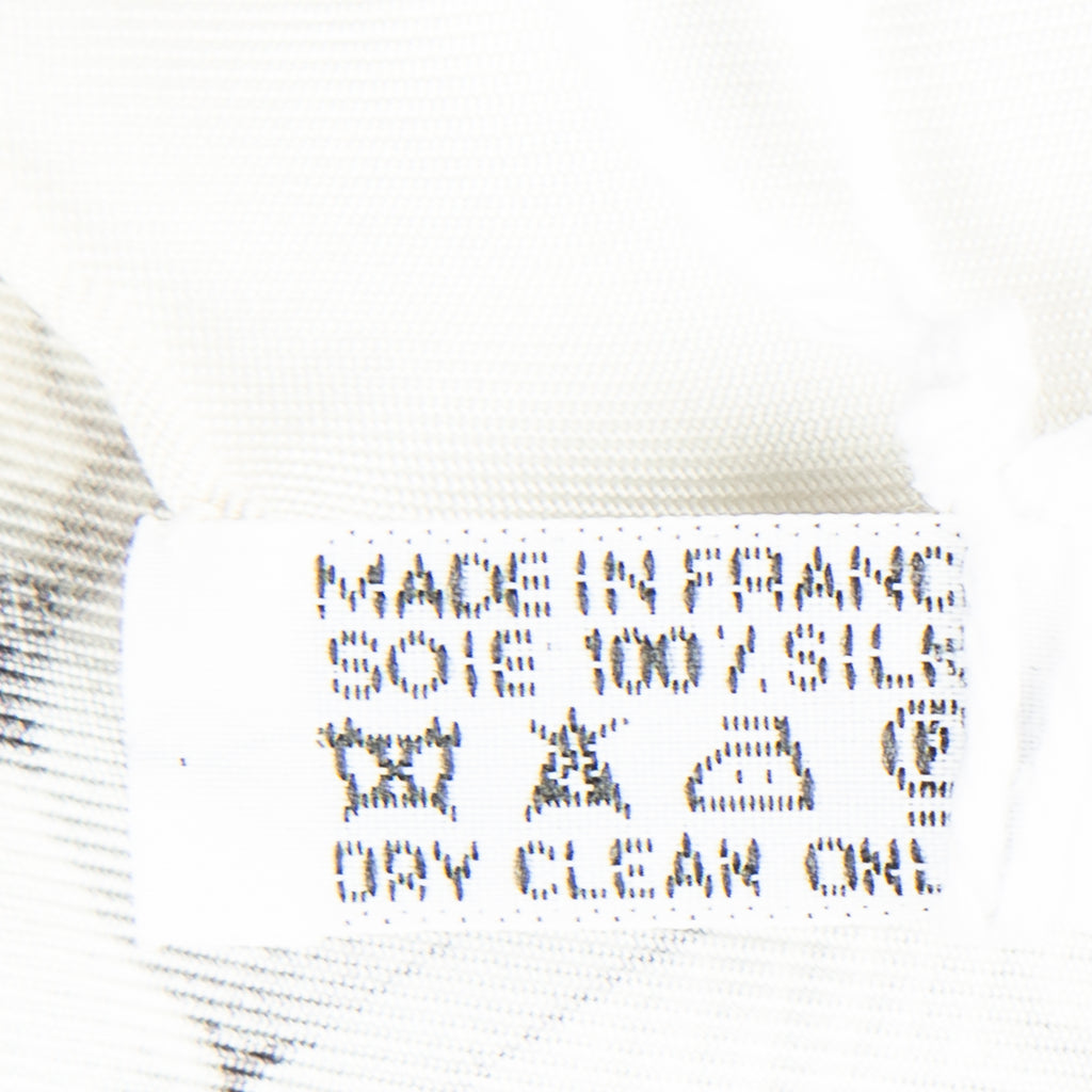 Scarf Scarf White 100% Twill Silk