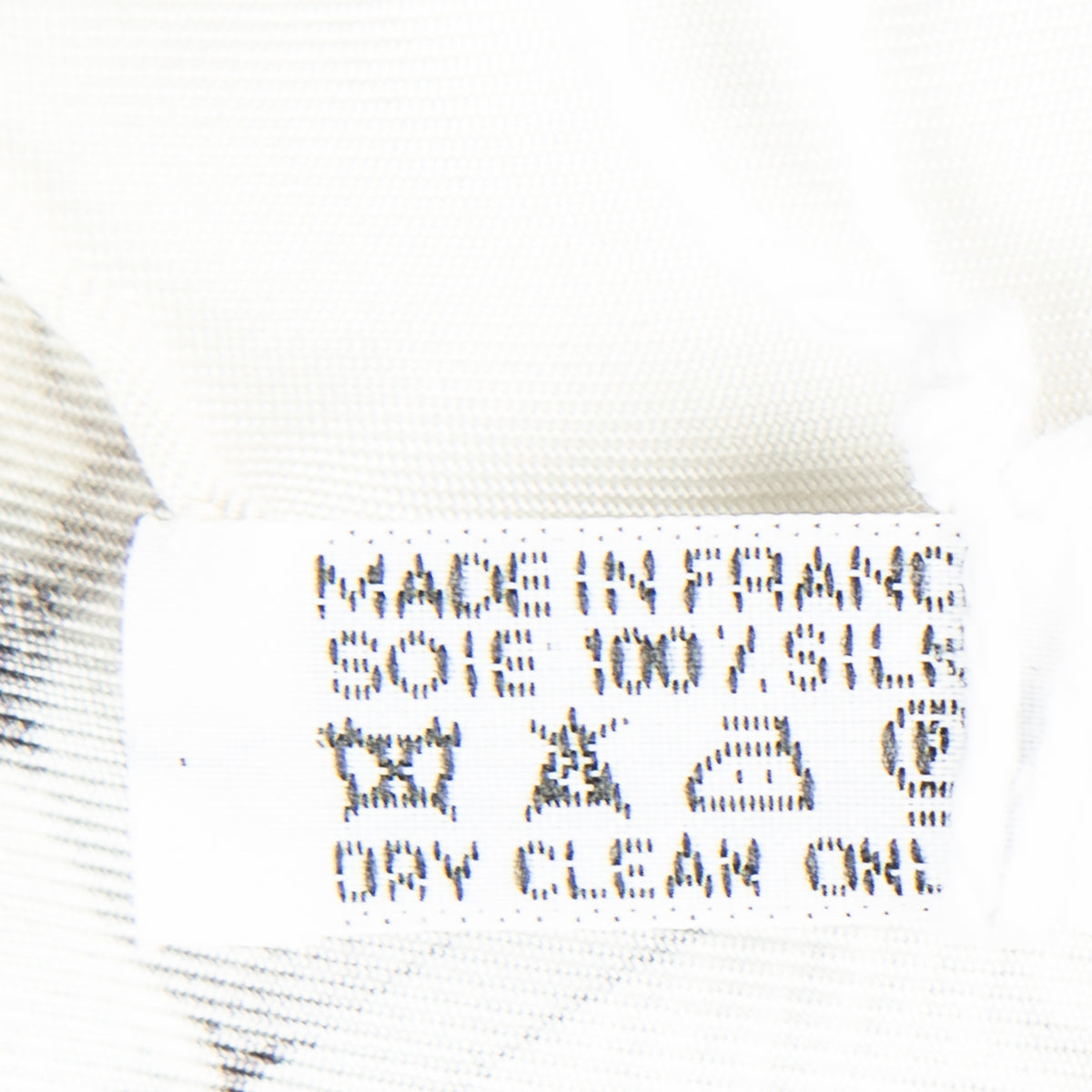 Scarf Scarf White 100% Twill Silk
