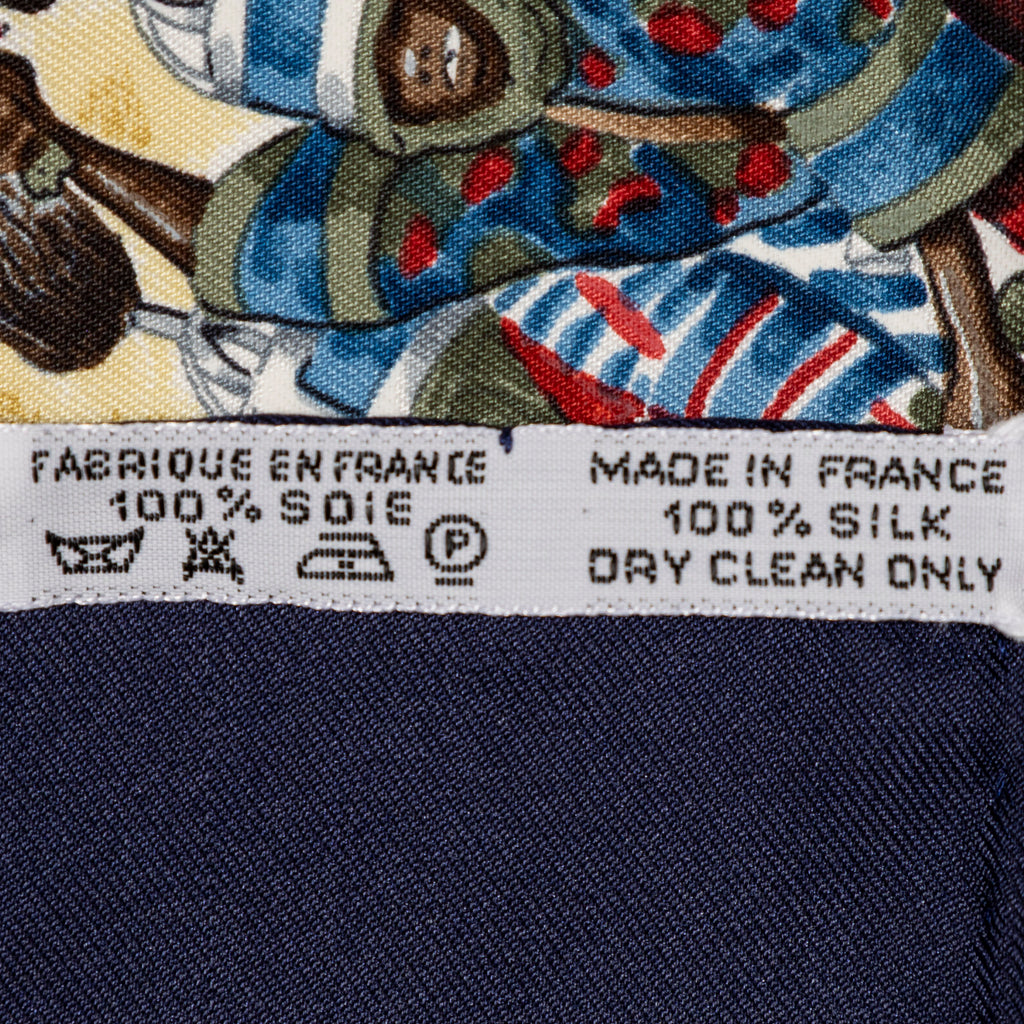 Scarf Scarf Navy 100% Twill Silk