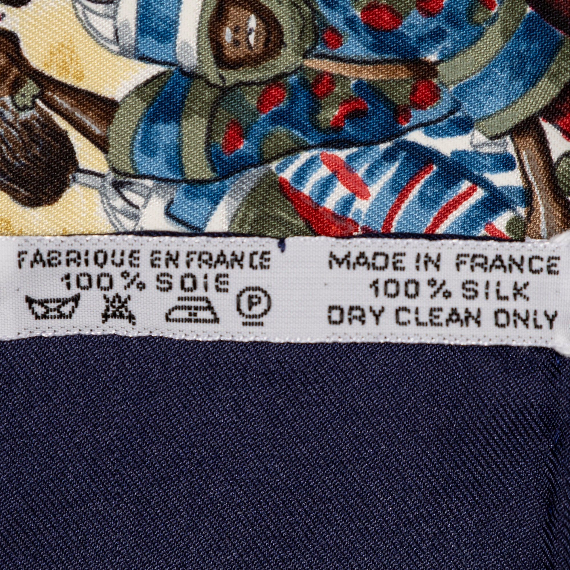Scarf Scarf Navy 100% Twill Silk